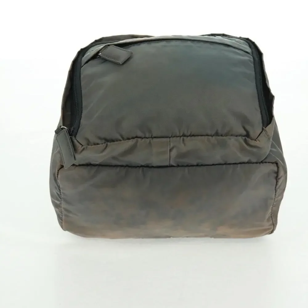 Prada Nylon Backpack Gray